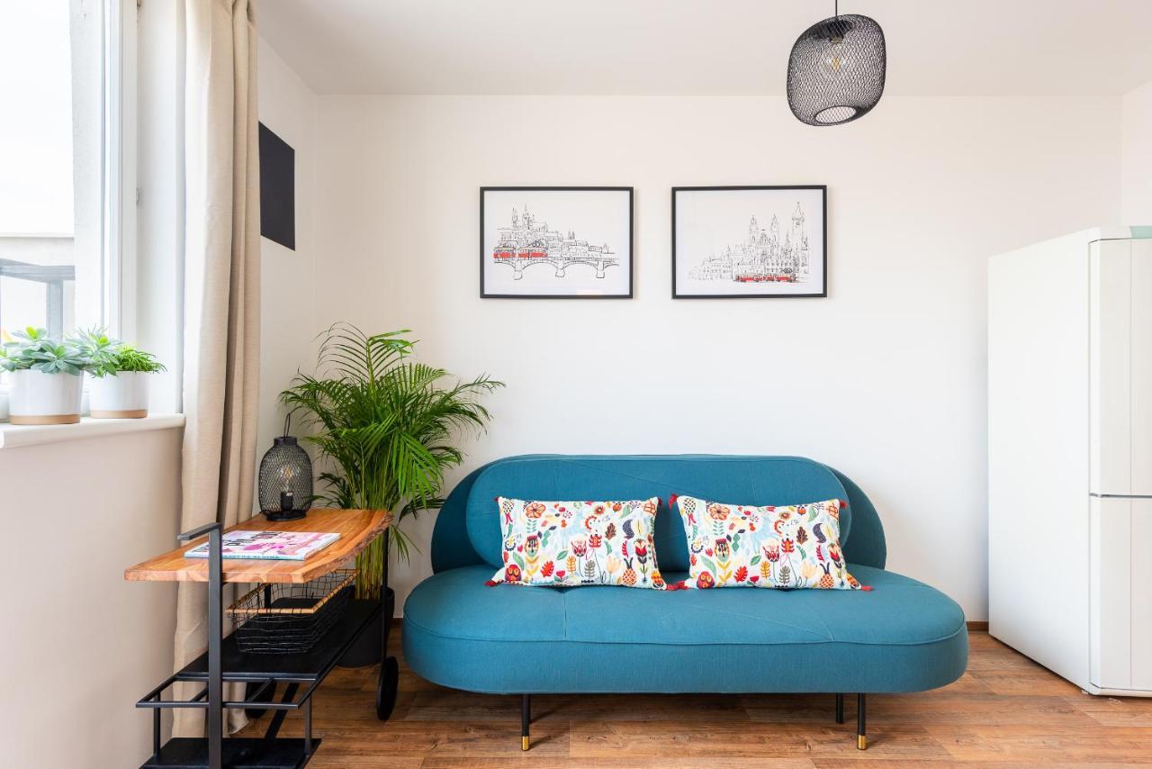 Bright Charming Apt With Terrace, Parking & Airco. Praga Exterior foto